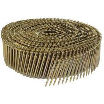 Fabricación de muebles Hierro Gold Air Roofing Coil Nail (2132)